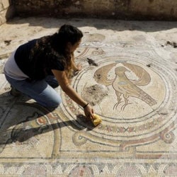 Découverte lors de fouilles archéologiques d'une église byzantine à Bet Shemesh en Israël